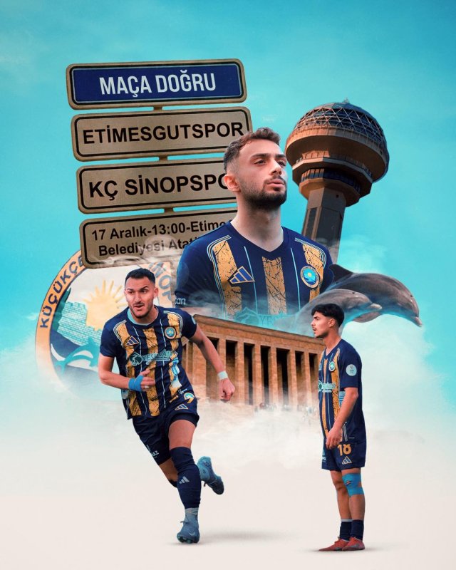 Küçükçekmece Sinopspor, Etimesgut Deplasmanında Sahaya Çıkıyor