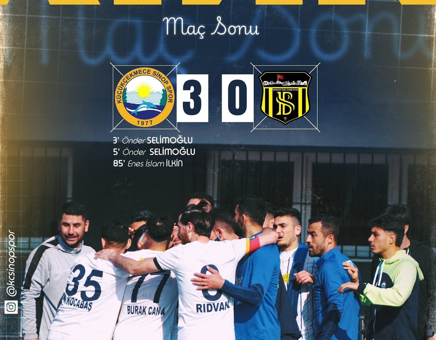 Küçükçekmece Sinopspor 3 Puanı 3 Golle Aldı!